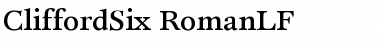 Download CliffordSix Font