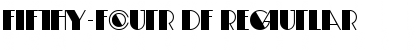 Download Fifty-Four DF Regular Font