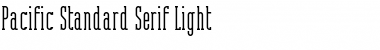 Download Pacific Standard Serif Light Font