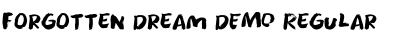 Download Forgotten Dream DEMO Regular Font