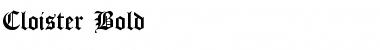 Download Cloister Font