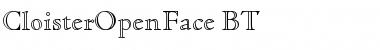 Download CloisterOpenFace BT Font