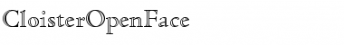 Download CloisterOpenFace Font