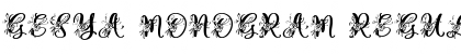 Download Gesya Monogram Font