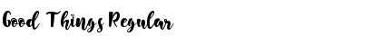 Download Good Things Font