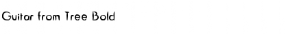 Download Guitar from Tree Font