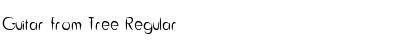 Download Guitar from Tree Font