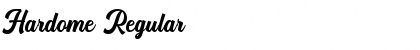 Download Hardome Font Download Hardome Font