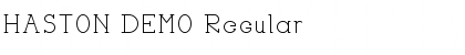 Download HASTON DEMO Font Download HASTON DEMO Font