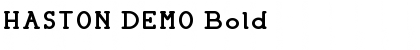 Download HASTON DEMO Font