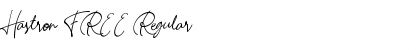Download Hastron FREE Font
