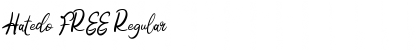Download Hatedo FREE Font Download Hatedo FREE Font