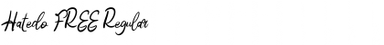 Download Hatedo FREE Font