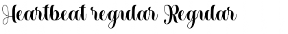 Download Heartbeat regular Font