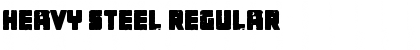 Download Heavy Steel Regular Font