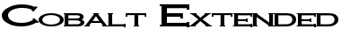 Download Cobalt Extended Font