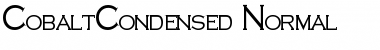 Download CobaltCondensed Font