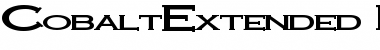 Download CobaltExtended Font