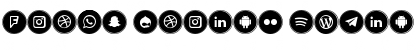 Download Icons Social Media 10 Font