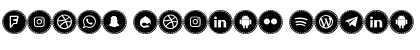 Download Icons Social Media 16 Font