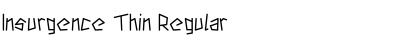 Download Insurgence Thin Font