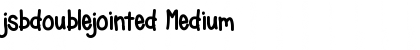 Download jsbdoublejointed Medium Font