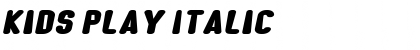 Download Kids Play Italic Font