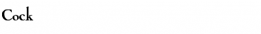 Download Cock Font