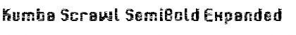 Download Kumba Scrawl SemiBold Expanded Font