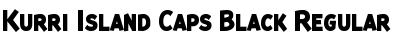 Download Kurri Island Caps Black Regular Font