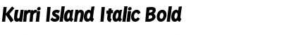 Download Kurri Island Italic Bold Font