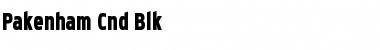 Download Pakenham Cnd Blk Font