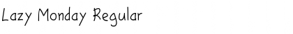 Download Lazy Monday Font