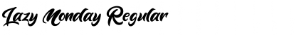 Download Lazy Monday Font