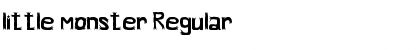Download little monster Regular Font Title Preview