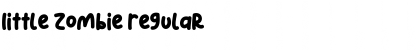 Download Little Zombie Regular Font Title Preview