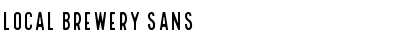 Download Local Brewery Sans Font Title Preview