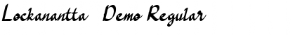 Download Lockanantta - Demo Regular Font Title Preview
