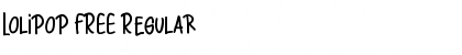 Download Lolipop FREE Regular Font Title Preview