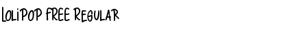 Download Lolipop FREE Regular Font Title Preview