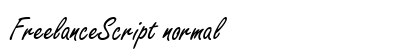FreelanceScript normal preview