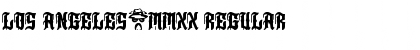 Download Los Angeles+MMXX Regular Font Title Preview