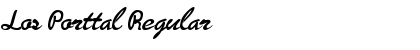 Download Los Porttal Regular Font Title Preview
