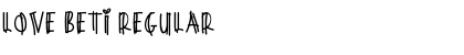 Download Love Beti Regular Font Title Preview