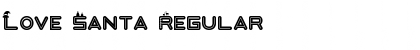 Download Love Santa Regular Font Title Preview