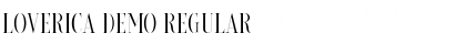 Download Loverica DEMO Regular Font Title Preview