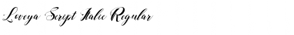 Download Loveya Script Italic Font