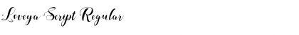 Download Loveya Script Font