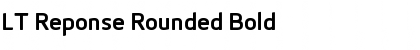 Download LT Reponse Rounded Bold Font Title Preview