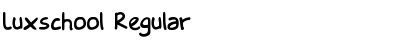Download Luxschool Regular Font Title Preview